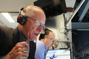 NHL-kommentatorn Mike ”Doc” Emrick.