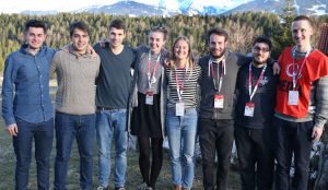 Jakob Romeborn, under AIPS Young Reporters Programme på Special Olympics 2017.